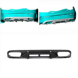 Difusor de parachoques trasero (para Coupé/Cabrio C63 AMG 2019-2021, Carbono) foto 2