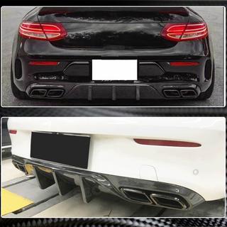 Difusor Trasero de Parachoques V1 para Coupe/Cabrio C63 AMG 2015-2019 Carbono foto 4