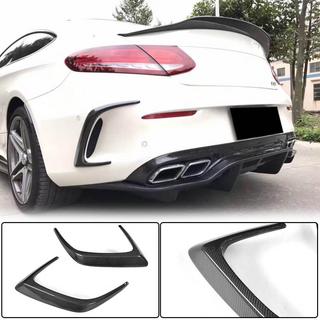 Cubiertas de parachoques trasero (para Coupe/Cabriolet C63 AMG 2015-2019, Carbono) foto 1