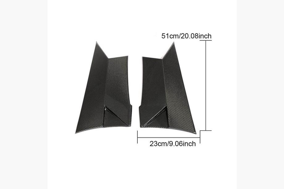 Mercedes C-class W205 2014-2021 Cubiertas de aletas traseras de carbono (para Coupe/Cabrio C63 AMG 2015-2019) Foto 6