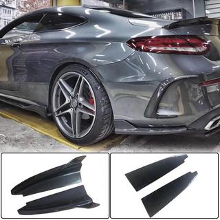 Extensiones de parachoques trasero V2 (para Coupe/Cabrio AMG-Line / C43 AMG 2015-2019, Carbono) foto 1