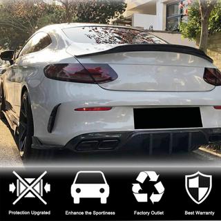 Extensiones de parachoques trasero V2 (para Coupe/Cabrio AMG-Line / C43 AMG 2015-2019, Carbono) foto 2