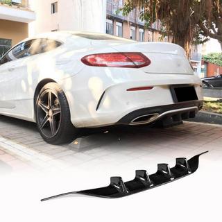 Difusor trasero de parachoques para AMG-Line / C43 AMG Coupe/Cabrio 2015-2019, Carbono foto 1