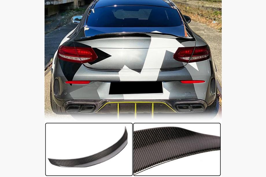Mercedes C-class W205 2014-2021 Alerón V4 (para Coupe 2015-2019, Carbono) Image