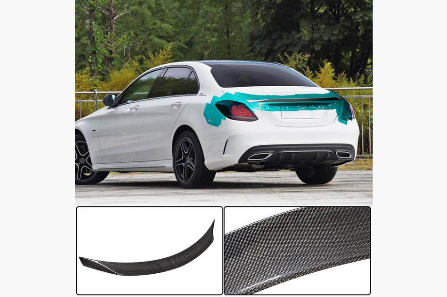 Mercedes C-class W205 2014-2021 Alerón V5 (para SD 2015-2021, Carbono) Image
