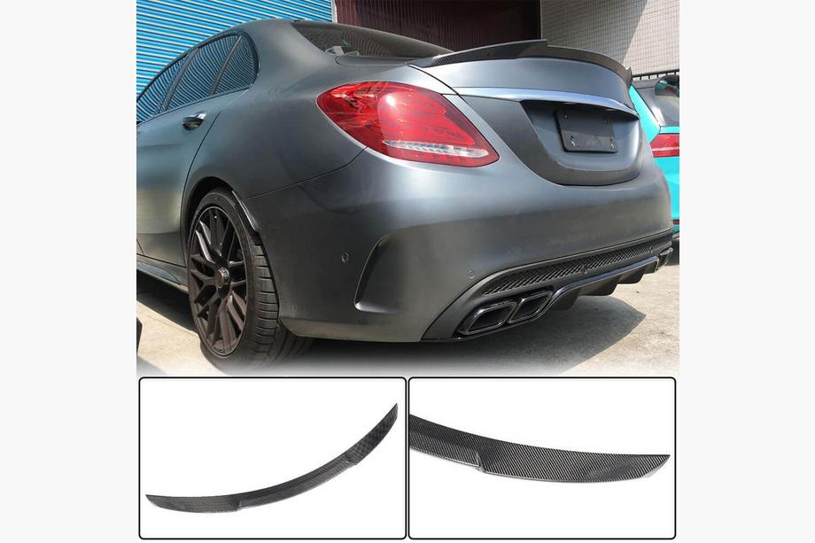 Mercedes C-class W205 2014-2021 Spoiler V6 (para SD 2015-2021, Carbono) Image