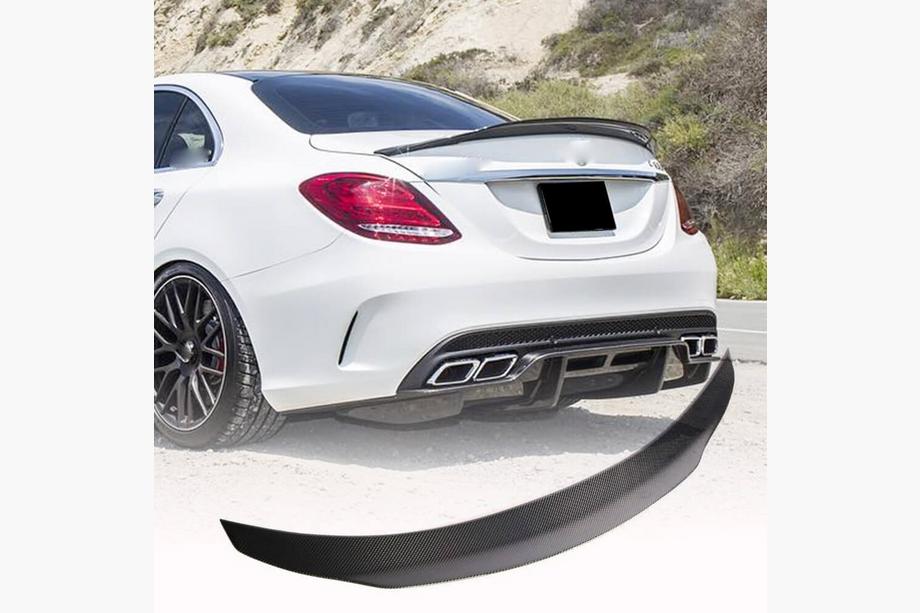 Mercedes C-class W205 2014-2021 Alerón V7 (para SD 2015-2021, Carbono) Image
