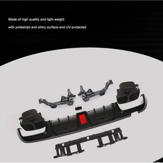 Difusor trasero con salidas de escape (para SD C43 AMG 2015-2019, Carbono) foto 3