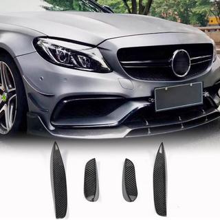 Extensiones de Parachoques Delantero de Carbono para C63 AMG 2015-2019 foto 1
