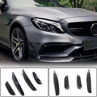 Extensiones de Parachoques Delantero de Carbono para C63 AMG 2015-2019 foto 2