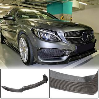 Splitter delantero Lip V1 para C43 AMG 2015-2019 Carbono foto 1
