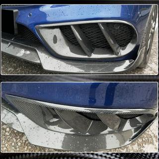 Cubiertas de luces antiniebla de carbono para C43 AMG 2015-2019 foto 3