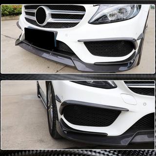 Extensiones de Parachoques Delantero de Carbono para C43 AMG 2015-2019 foto 3