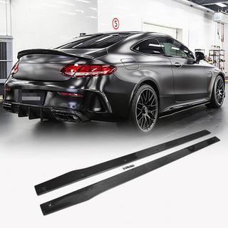 Faldones Laterales V1 (para C43/C63 AMG 2015-2019, Carbono) foto 2