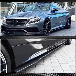 Faldones Laterales V1 (para C43/C63 AMG 2015-2019, Carbono) foto 3