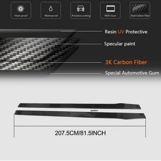 Faldones Laterales V2 (para C43/C63 AMG 2015-2019, Carbono) foto 4