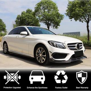 Splitter delantero Lip V2 para C43 AMG 2015-2019 Carbono foto 3