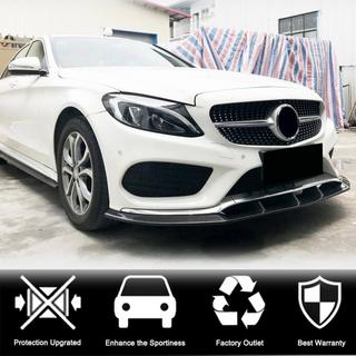 Splitter delantero Lip V3 para C43 AMG 2015-2019 Carbono foto 2