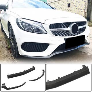 Splitter delantero V4 para C43 AMG 2015-2019 Carbono foto 1