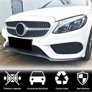 Splitter delantero V4 para C43 AMG 2015-2019 Carbono foto 2