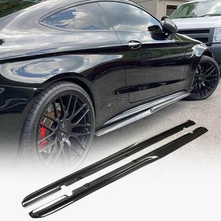 Faldones Laterales V4 (para C43/C63 AMG 2015-2019, Carbono) foto 1