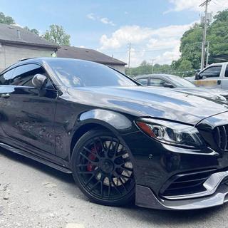 Faldones Laterales V4 (para C43/C63 AMG 2015-2019, Carbono) foto 3