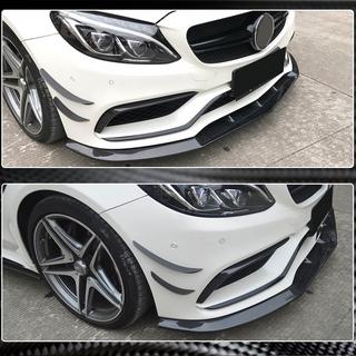 Lip delantero V1 para parachoques SD C63 AMG 2015-2019 Carbono foto 3
