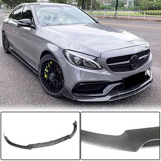 Labio Delantero V4 para SD C63 AMG 2015-2019 Carbono foto 2