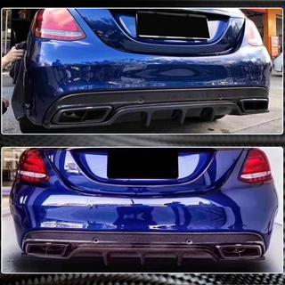 Difusor Trasero de Parachoques para SD C43/C63 AMG 2015-2019 Carbono foto 3
