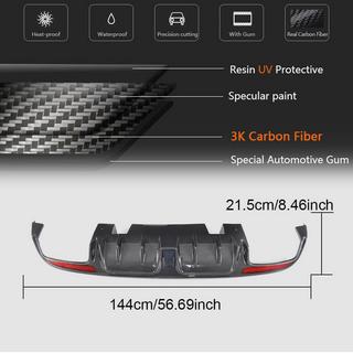 Difusor Trasero de Parachoques V2 para SD C43/C63 AMG 2015-2019 Carbono foto 3