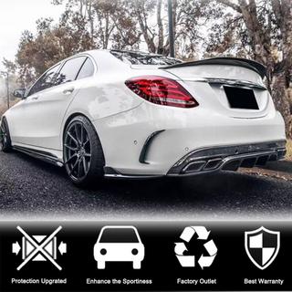 Aletas de Parachoques Trasero para SD C43/C63 AMG 2015-2019 Carbono foto 2