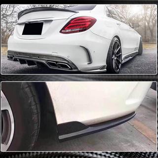 Aletas de Parachoques Trasero para SD C43/C63 AMG 2015-2019 Carbono foto 3