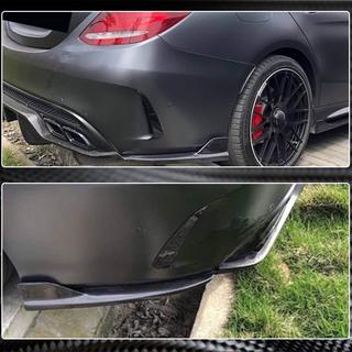 Aletas de Parachoques Trasero para SD C43/C63 AMG 2015-2019 Carbono foto 4
