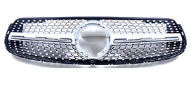 Mercedes GLC X253 2015-2022 Parrilla Delantera Diamond Silver (para GLC 43 AMG/GLC 63 AMG/AMG-Line 2019-2022) Sin soporte para cámara foto 2