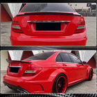 Mercedes C-class W204 2007-2015 Alerón SD V4 (Carbono) foto 4