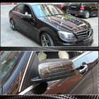 Mercedes C-class W204 2007-2015 Cubiertas de Espejos de Carbono foto 4