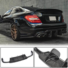 Mercedes C-class W204 2007-2015 Difusor Trasero de Parachoques V2 para AMG SD/Coupe 2012-2014 Carbono foto 1