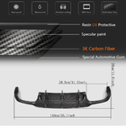 Mercedes C-class W204 2007-2015 Difusor Trasero de Parachoques V2 para AMG SD/Coupe 2012-2014 Carbono foto 5
