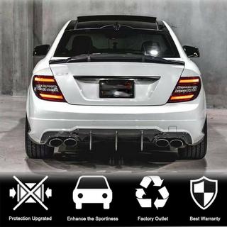 Difusor Trasero de Parachoques V2 para AMG SD/Coupe 2012-2014 Carbono foto 2