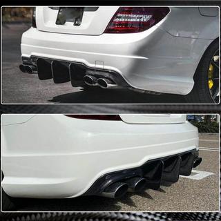 Difusor Trasero de Parachoques V2 para AMG SD/Coupe 2012-2014 Carbono foto 3