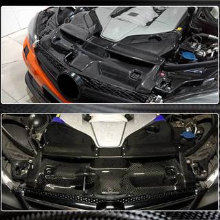 Carcasa del sistema de admision de aire frio con tapa (Dry Carbon) para C63 AMG 2012-2014 foto 3