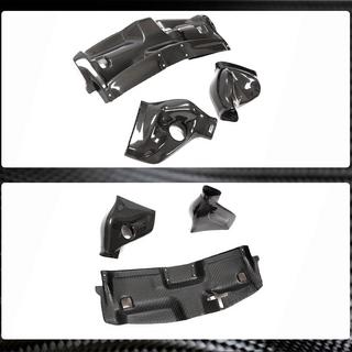 Carcasa del sistema de admision de aire frio con tapa (Dry Carbon) para C63 AMG 2012-2014 foto 4