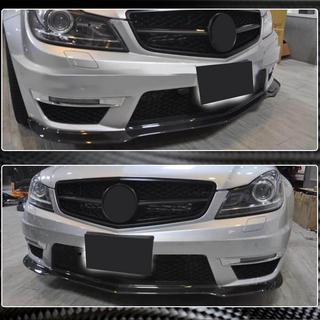 Alerón Frontal Lip V3 para Parachoques (para AMG 2012-2014, Carbono) foto 3