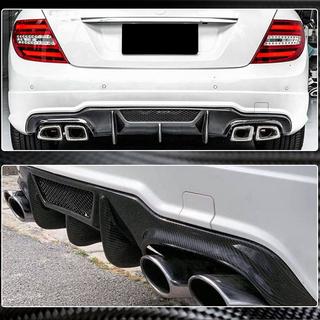 Difusor Trasero de Parachoques V4 (para AMG SD/Coupe 2012-2014, Carbono) foto 3