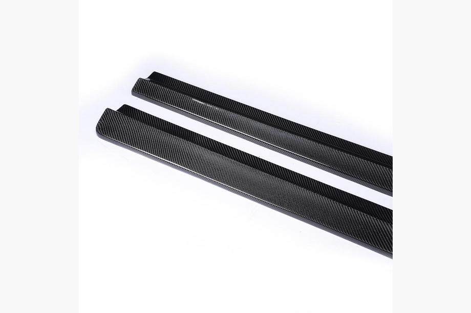 Mercedes C-class W204 2007-2015 Faldones Laterales (para AMG SD, Carbono) Foto 7