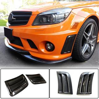 Cubiertas de Parachoques Delantero de Carbono para C63 AMG Sedan 2008-2011 foto 1