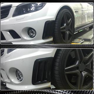 Cubiertas de Parachoques Delantero de Carbono para C63 AMG Sedan 2008-2011 foto 3