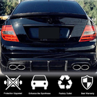 Mercedes C-class W204 2007-2015 Difusor de Parachoques Trasero V2 (para AMG SD 2008-2011, Carbono) foto 3