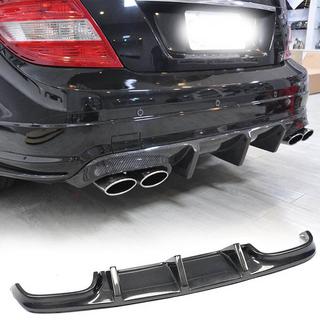 Difusor de Parachoques Trasero V2 (para AMG SD 2008-2011, Carbono) foto 1