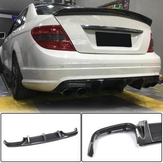 Difusor de Parachoques Trasero V2 (para AMG SD 2008-2011, Carbono) foto 2